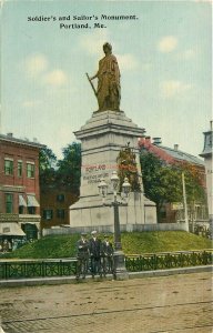 ME, Portland, Maine, Soldiers and Sailor's Monument