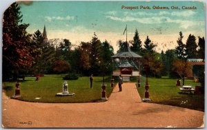 Postcard Oshawa Ontario c1916 Prospect Park *as is*