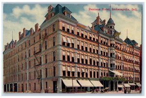 c1950's Denison Hotel Indianapolis Indiana IN Vintage Unposted Postcard 