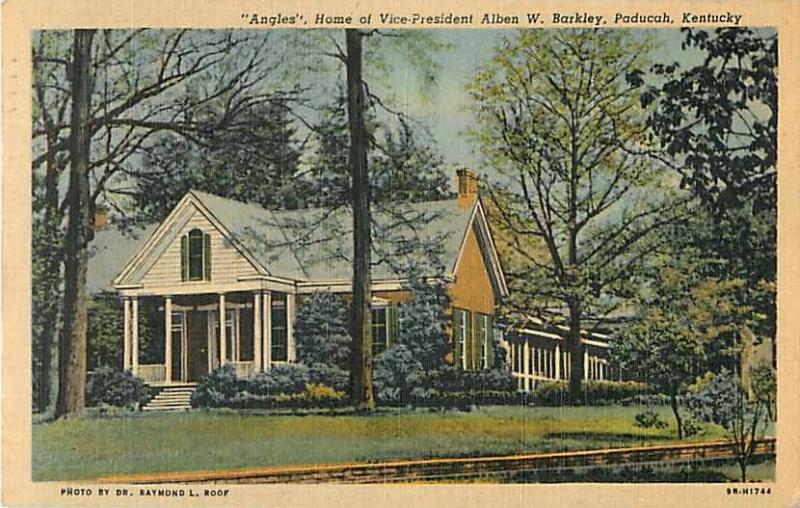 Vice President Alben Barkley Home, Paducah, Kentucky KY ???? Linen