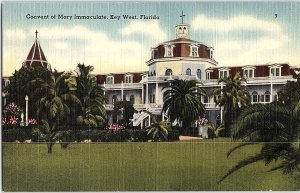 Postcard CHURCH SCENE Key West Florida FL AI1231