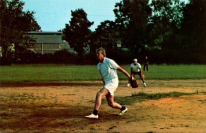 President Jimmy Carter Pitching Softball Plains Georgia August 1976