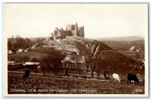 c1940's General View Rock of Cashel Co. Tipperary Ireland RPPC Photo Postcard