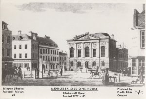 Middlesex Sessions House Clerkenwell Green London Postcard