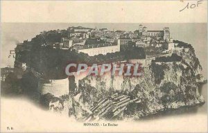 Old Postcard Monaco Rocher