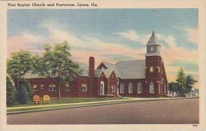 Georgia Lyons First Baptist Church And Pastorium