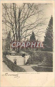 Old Postcard Luxeuil Hygeia Fountain in the Park