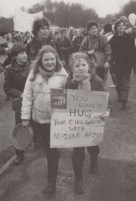 Anti Nuclear Rally at Greenham Common London 1983 Postcard