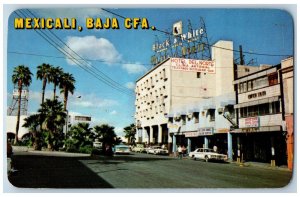 Mexicali Baja California Mexico Postcard Charming View of Downtown Area 1986