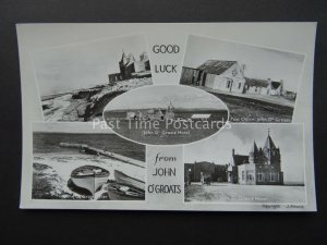 Scotland JOHN O'GROAT 5 Image Multiview - Old RP Postcard by J.Adams
