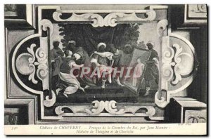 Postcard From Old Cheverny The Fresco Room Du Roi Jean Monier History Theagen...