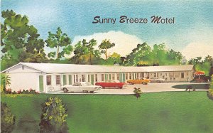 Sunny Breeze Motel Port Richey Florida postcard