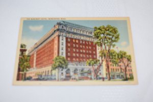 The Bancroft Hotel Worchester Mass. Postcard Perkins & Butler Tichnor Brothers