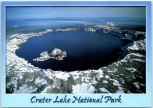 Postcard - Wizard Island - Crater Lake National Park, Oregon