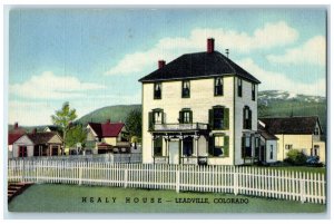 c1950's Healy House Leadville Colorado CO Vintage Unposted Postcard