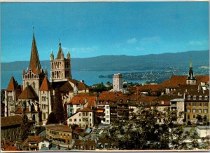 Switzerland Lausanne Panoramic View