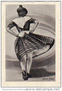 GARBATI CIGARETTE CARD FAMOUS DANCERS NO 48 GERMAN DANCER