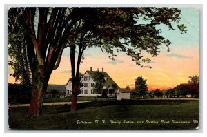 Shirley Station Starting Point  Goffstown NH New Hampshire DB Postcard H20