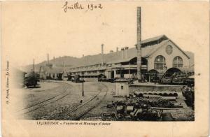 CPA LE CREUSOT - Fonderie et Moulage d'Acier (637533)