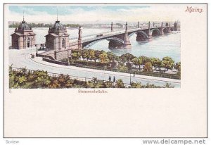 Bridge, Strassenbrucke, Mainz (Rhineland-Palatinate), Germany, 1900-1910s