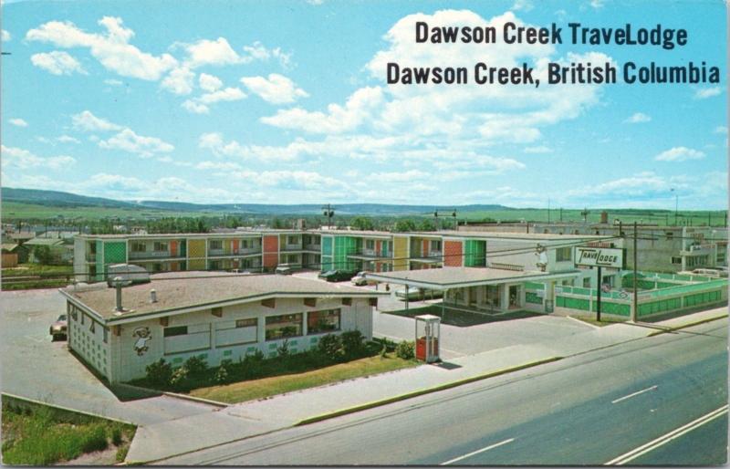 Dawson Creek Travelodge BC British Columbia Unused Vintage Postcard D61