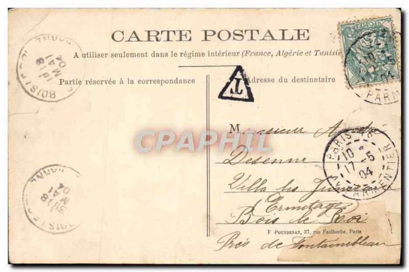 Old Postcard Champigny L & # 39Eglise