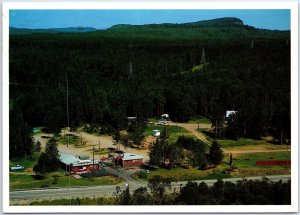 VINTAGE CONTINENTAL SIZE POSTCARD STILLWATER PARK CAMPSITE AT NIPIGON CANADA 80s