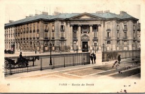 France Paris Ecole de Droit 1905