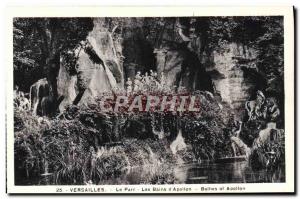 Old Postcard Versailles Park Les Bains D & # 39Apollon