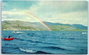 M-2224 Rainbow at Marsh lake Boarders the Alaska Highway near Whitehorse Yukon