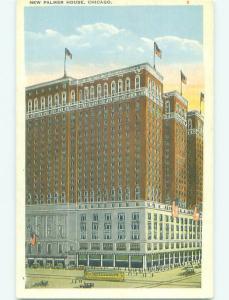 Unused W-Border NEW PALMER HOUSE HOTEL Chicago Illinois IL hr9249