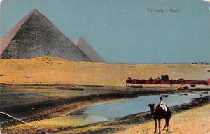 Pyramid v Gizeh Egypt, Egypte, Africa Unused 