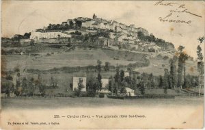 CPA CORDES Vue Generale - Cote Sud-Ouest (1087545)