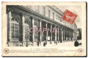 Old Postcard Paris Faculty of Medicine