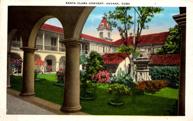 Havana, Cuba - The Santa Clara Convent founded in 1610 - c1930