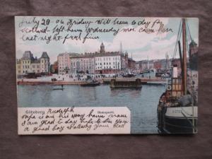 Early 1900s Sweden Picture Postcard - Goteborg, Hamnparti  Waterfront (VV53)