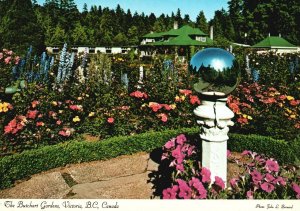 Postcard The Butchart 6 Separate Floral Showplaces Gardens Victoria BC Canada