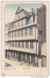 FRANKFURT, Hesse, Germany, 1900-1910´s; Goethehaus