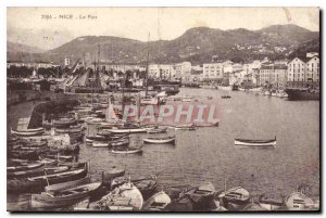 Postcard Nice Old Harbor Yacht