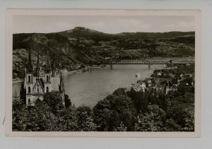 Germany - Remagen. The Rhine & Apollonaris Church RPPC