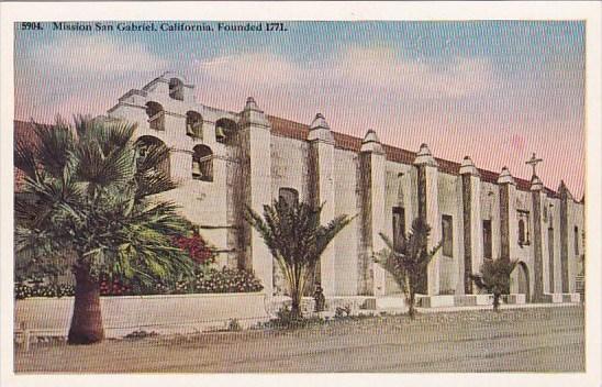 California San Gabriel Mission San Gabriel Founded 1771