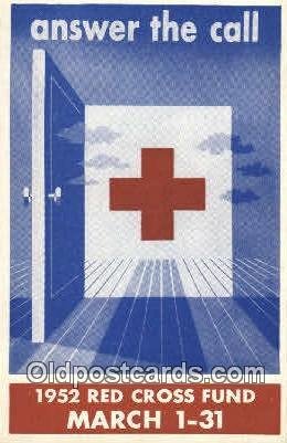 1952 Red Cross Fund Red Cross Unused 