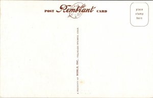 Greetings from Montpelier Idaho Postcard fall foliage