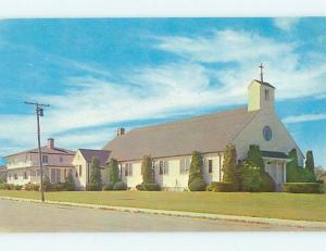 Unused Pre-1980 CHURCH SCENE Misquamicut Rhode Island RI p3597@