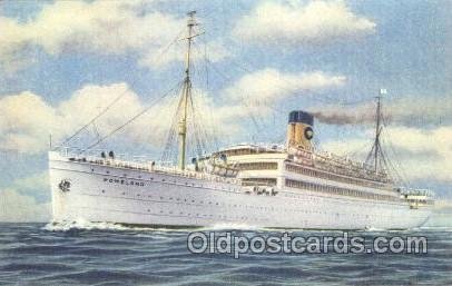 S.S. Homeland Ocean Liner, Oceanliner Ship Unused 