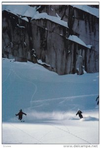 Snow skiing , Whistler Mountain , B.C. , Canada , 50-70s