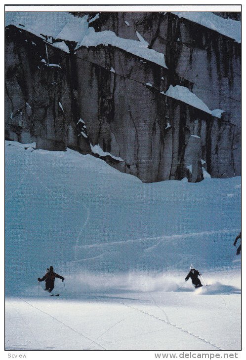 Snow skiing , Whistler Mountain , B.C. , Canada , 50-70s