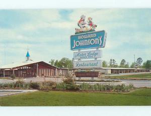 Unused Pre-1980 HOJO - HOWARD JOHNSON MOTEL & RESTAURANT Rocky Mount NC u7491-45