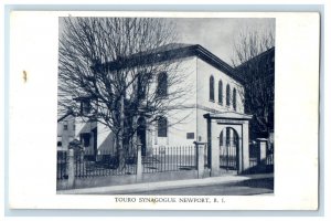 View Of Touro Synagogue Newport Rhode Island RI Posted Vintage Postcard