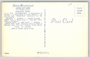 State View~Lancaster Pennsylvania~Dutch Wonderland Castle Gift Shop~Vintage PC